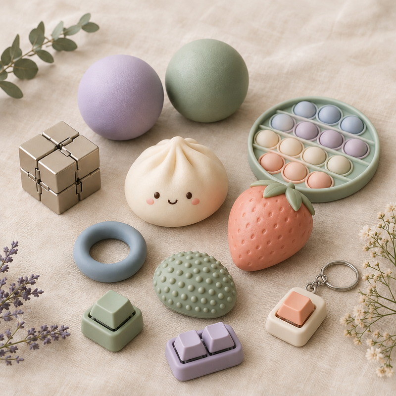 Squishies, fidgets and clickers collection image