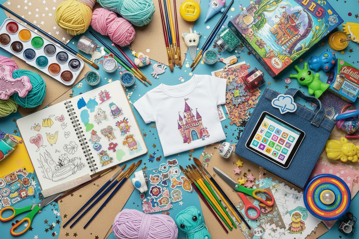 Whimsical Arts, Crafts, DTFs & Digital Downloads Banner
