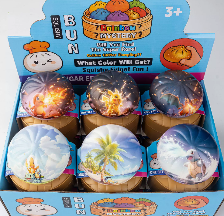 CHARACTER DUMPLING AND STEAMER SETS - CHOOSE FROM POKEMON OR HUNTRAX