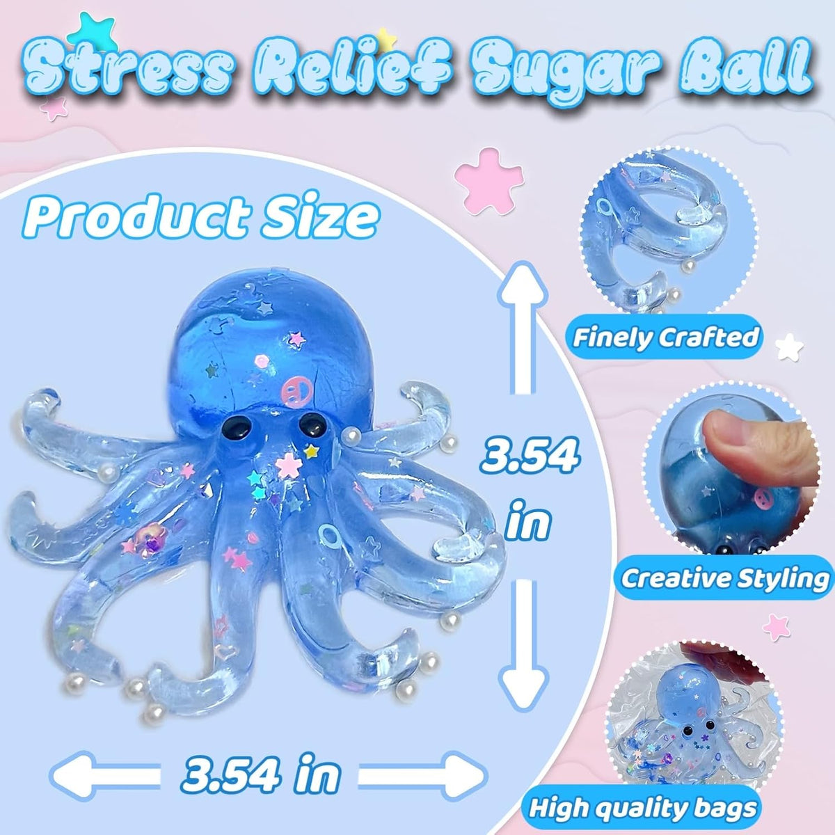 TABA SQUISHY OCTOPUS STRESS TOY