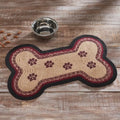 Braided Bone Shaped Dog Bowl Mat 15x23 – Connell