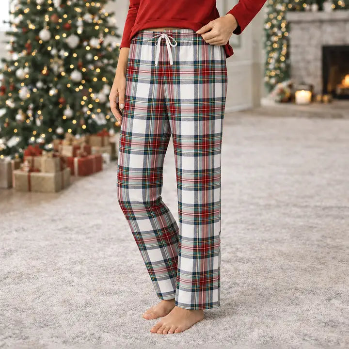 Christmas Plaid Family Matching Soft Bamboo Pajamas – Whimsies & Grace