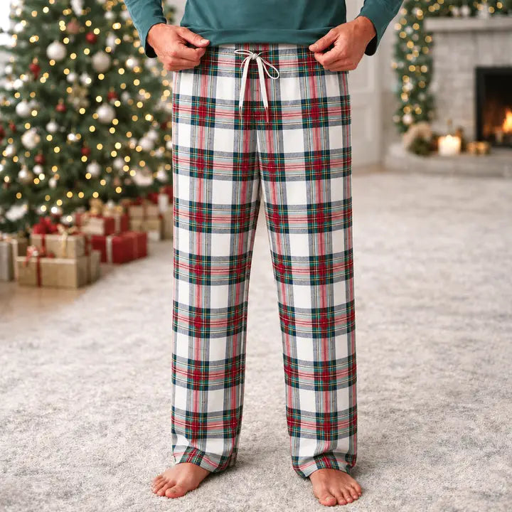 Christmas Plaid Family Matching Soft Bamboo Pajamas