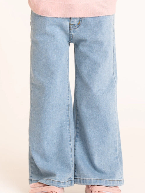 Classic Denim Bell Bottom Pants