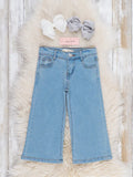 Classic Denim Bell Bottom Pants