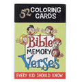 Coloring Cards Boxed 52 Verses For Kids