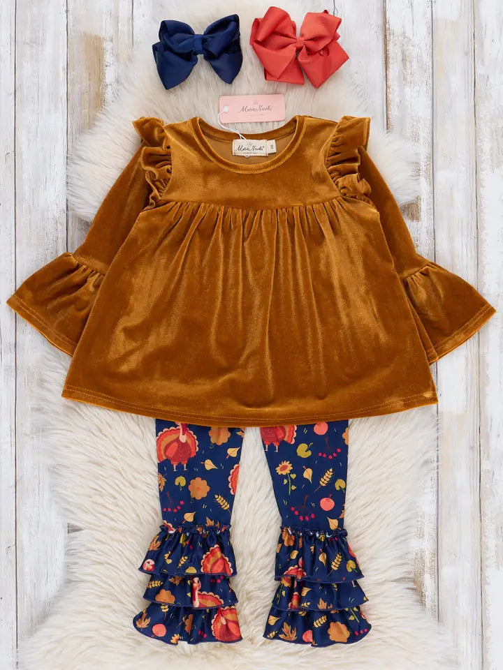 Crushed Velvet Turkey Outfit