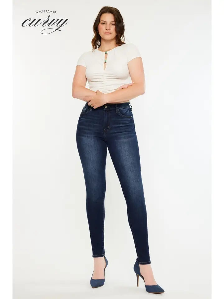 Kancan Curvy High Rise Skinny Jeans