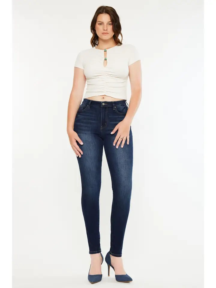 Kancan Curvy High Rise Skinny Jeans