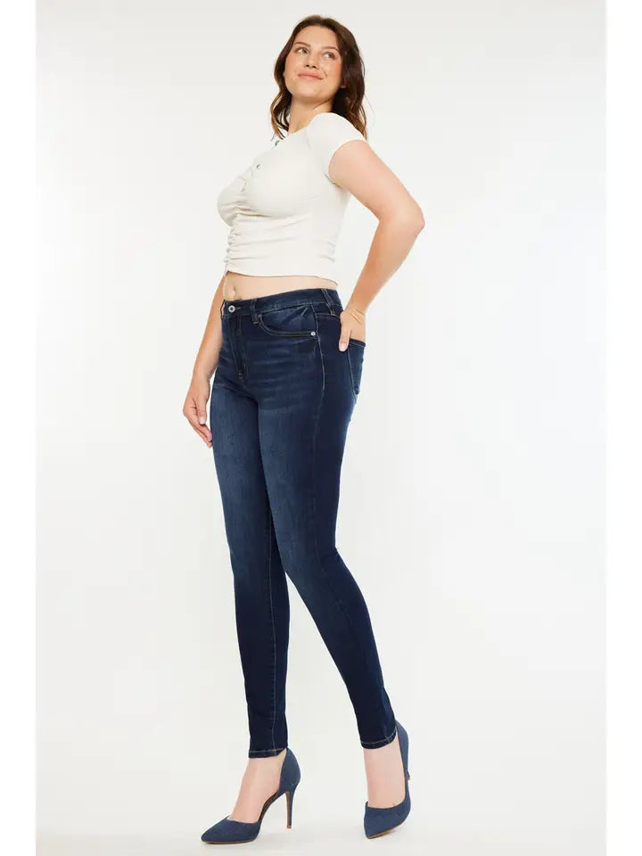 Kancan Curvy High Rise Skinny Jeans