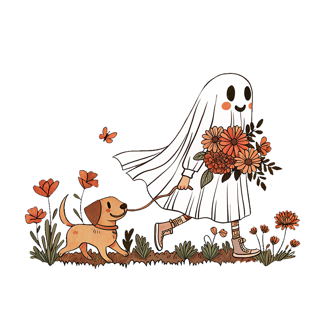 Spooky Paws & Boo Buddies DTF Transfer