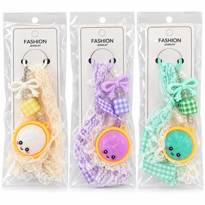 Dumpling & Lace Bag Charm/Keychain