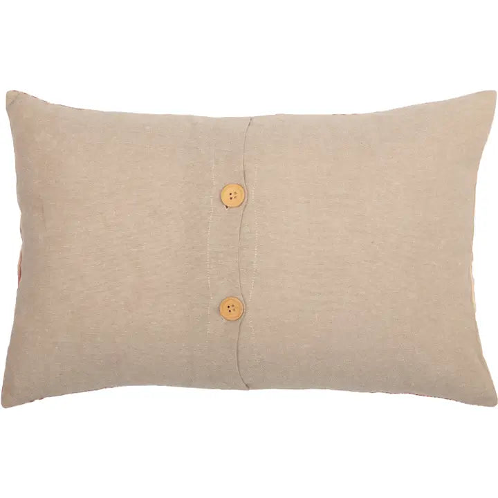 Family Throw Pillow 14x22 Sawyer Mill Red