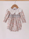 Floral Smocked Lace Bubble