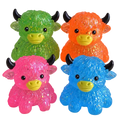 Glitter Highland Cow Maltose Squishy