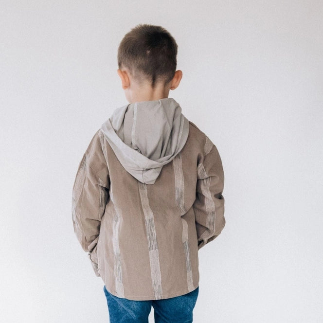 Hooded Embroidered Shirts
