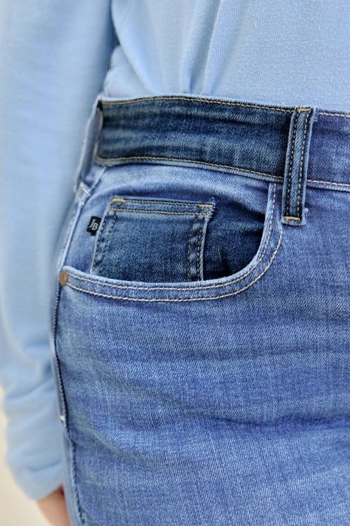 Judy Blue Hw Petite Trouser Flare - Plus Jeans