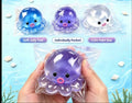 TABA JELLY OCTOPUS SQUISHY IN PROTECTIVE COVER | 3 COLORS