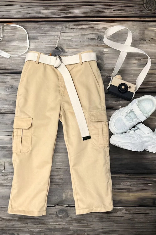 Ivory Cargo Pants