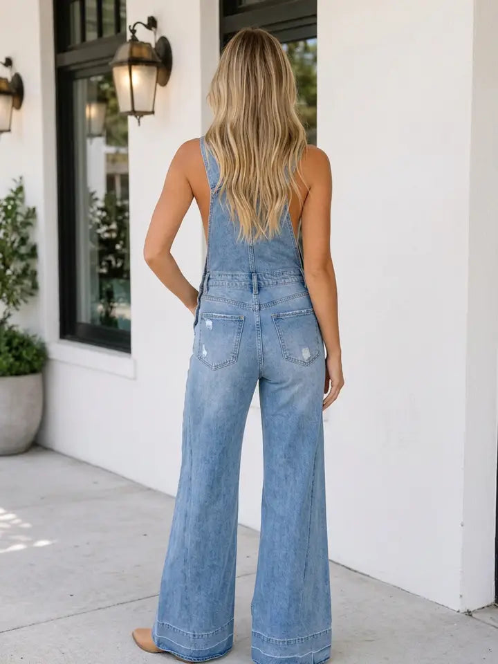 Izabella Straps Overall Jumpsuit