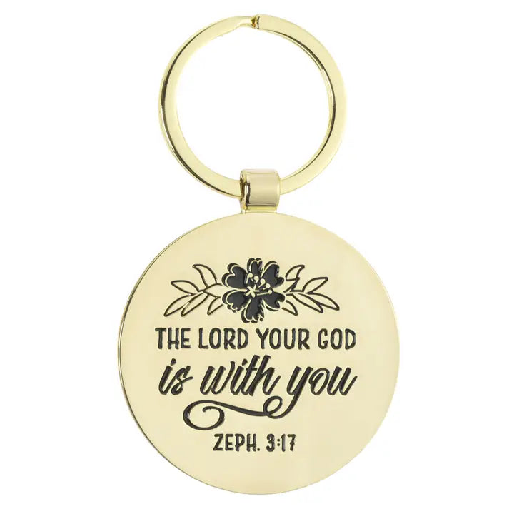 Keychain Teach Encourage Inspire Zeph. 3:17