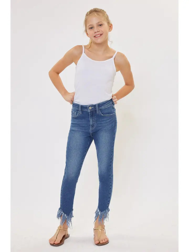 Kancan Kids High Rise Ankle Skinny Jeans