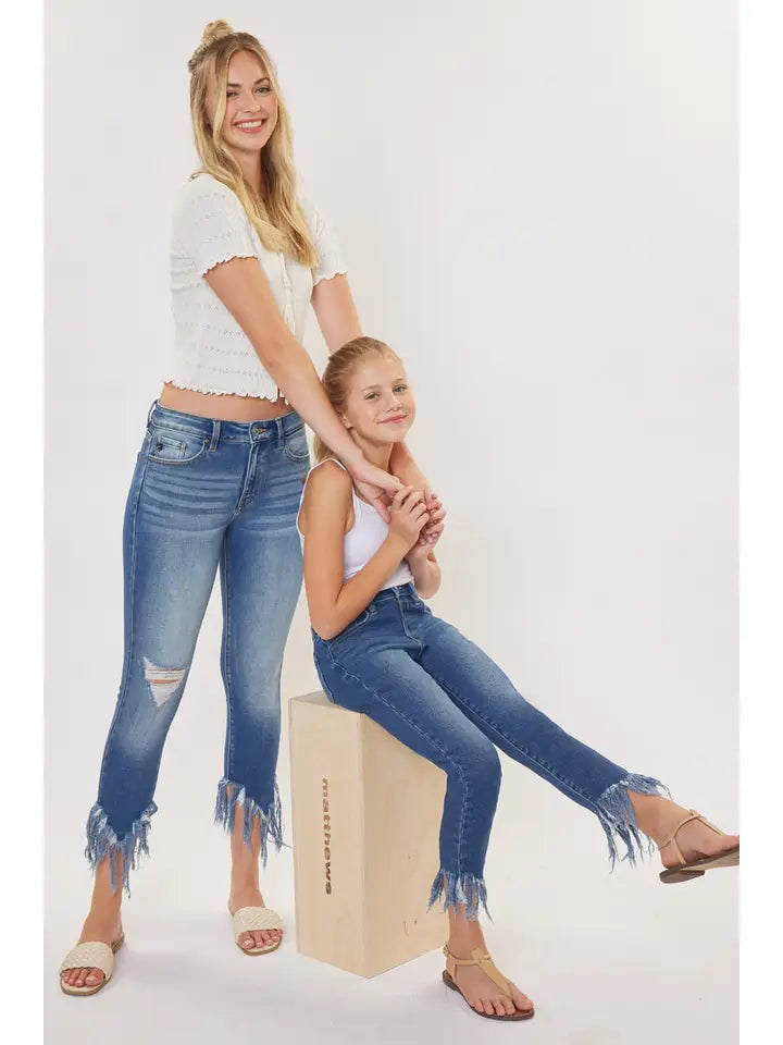 Kancan Kids High Rise Ankle Skinny Jeans