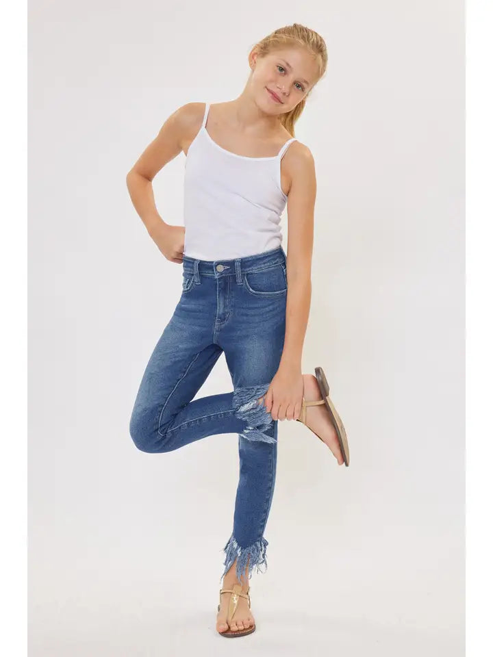 Kancan Kids High Rise Ankle Skinny Jeans