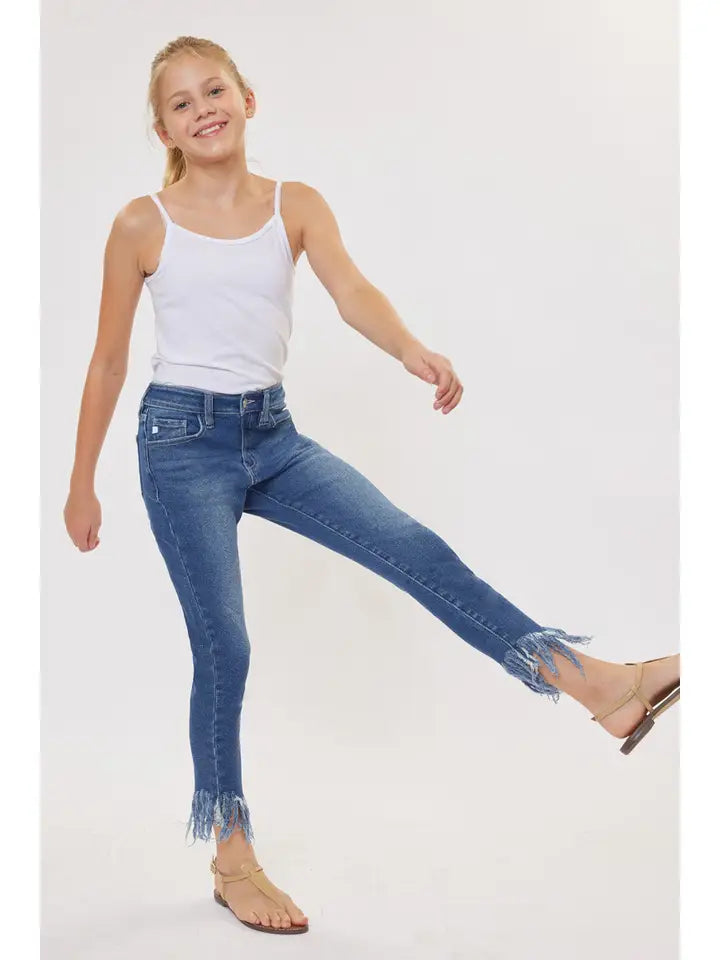 Kancan Kids High Rise Ankle Skinny Jeans