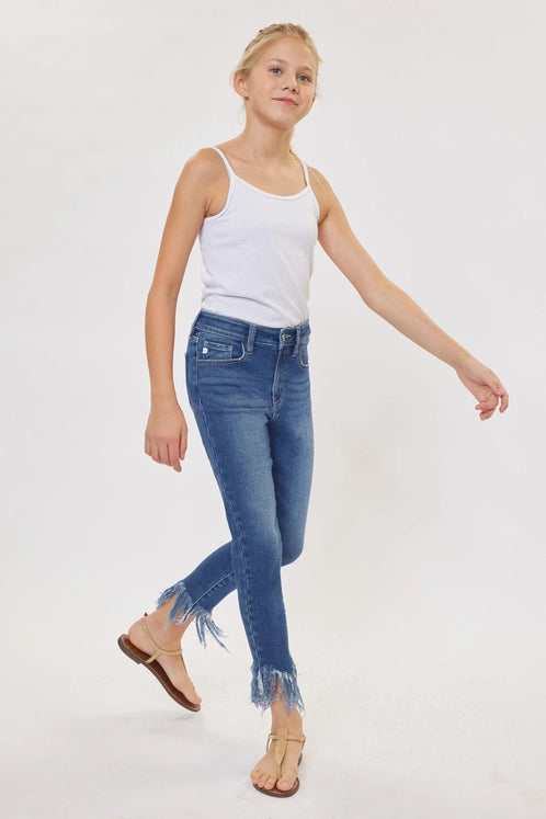 Kancan Kids High Rise Ankle Skinny Jeans