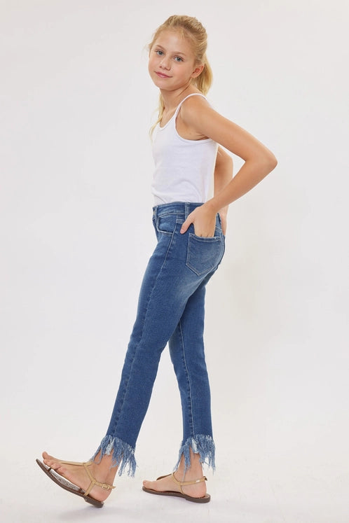 Kancan Kids High Rise Ankle Skinny Jeans