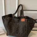 Leopard Print Large Capacity Tote Bag Shoulder Bag