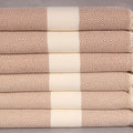 Light Brown Organic Turkish Kitchen Towel, 20x36 in