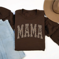 Mama Leopard Graphic Sweater