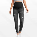 Maternity Over Bump Distressed Skinny Jeans