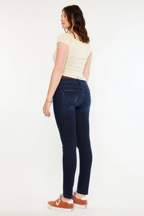 Kancan Maternity Inset Band Skinny Jeans