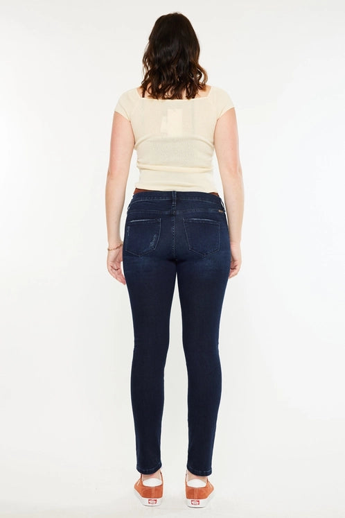 Kancan Maternity Inset Band Skinny Jeans