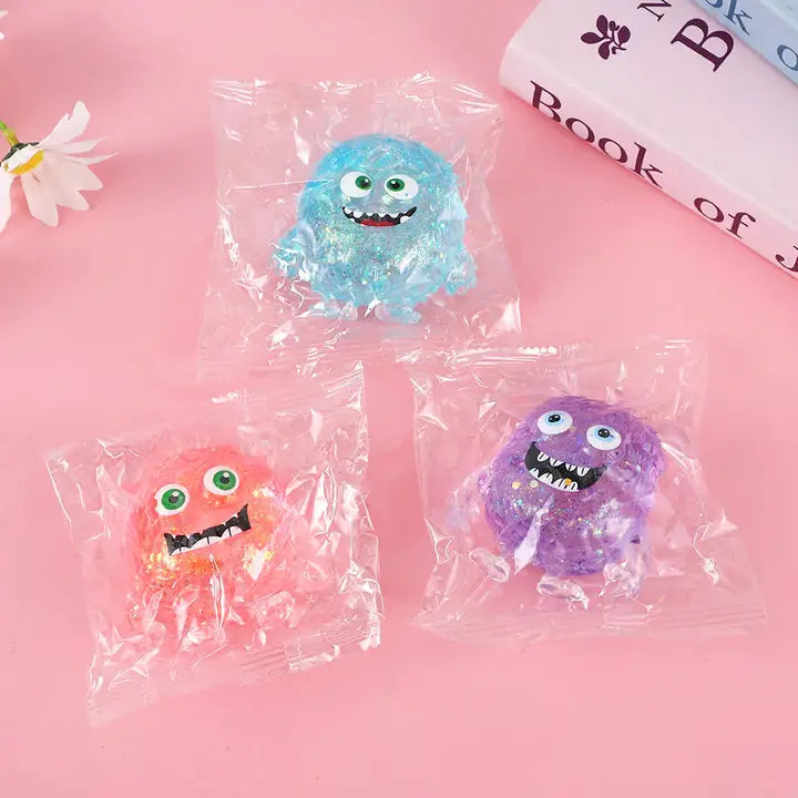 3.5" Monster Squeeze stress toy