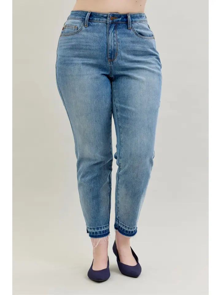 Judy Blue Mr Rigid Magic Release Hem Bf - Plus Jeans