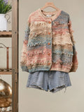 Multi-Color Textured Knit Sweater - Preorder Est. Ship Date - 11/2/26