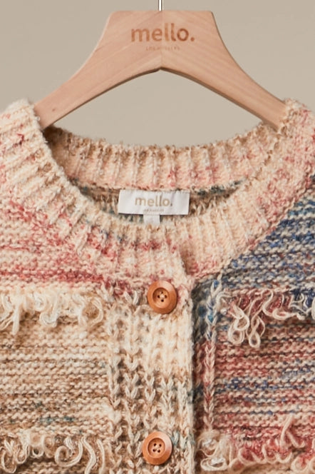 Multi-Color Textured Knit Sweater - Preorder Est. Ship Date - 11/2/26
