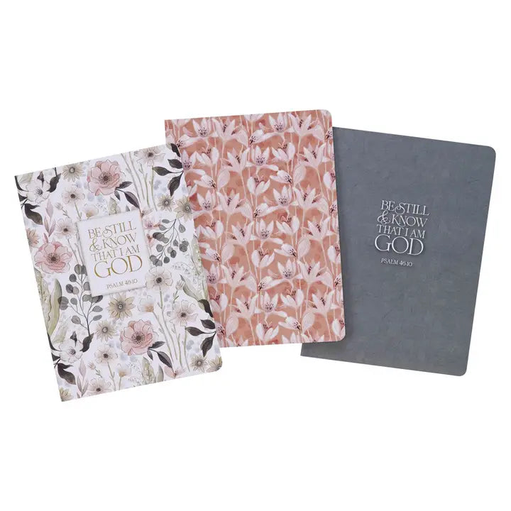 Notebook Set 3 Pc Be Still Ps. 46:10