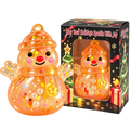 Orange Glitter Frosty Squishy