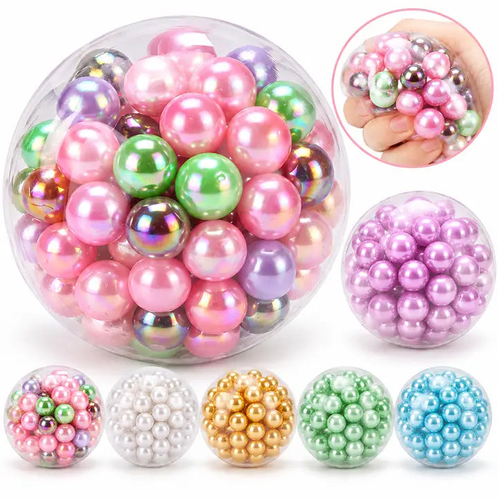 Pearl Bead Asmr Squishy Ball