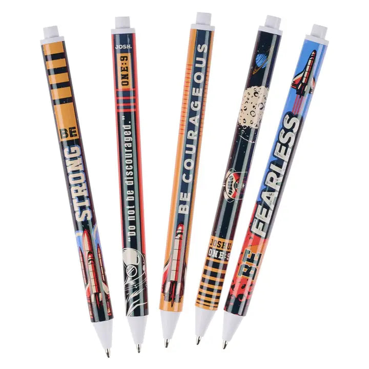 Pen Set 5 Pc Be Strong and Courageous