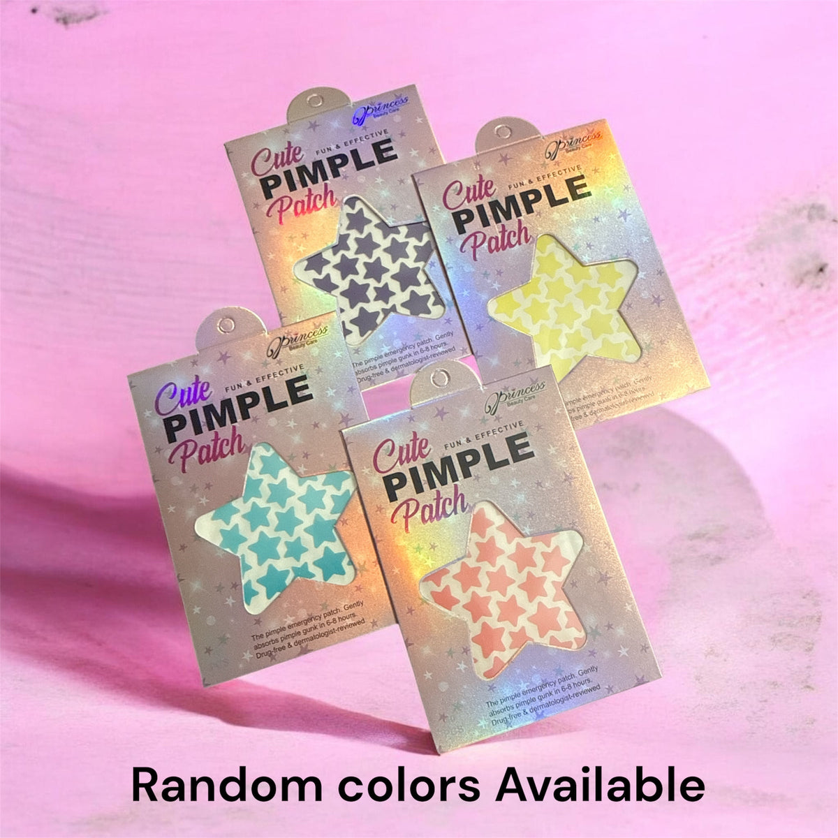 Pastel Star-Shaped Pimple Patches
