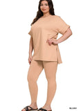 Plus Microfiber Loungewear Set