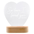 Acrylic Desk Lamp - So Have I Loved You