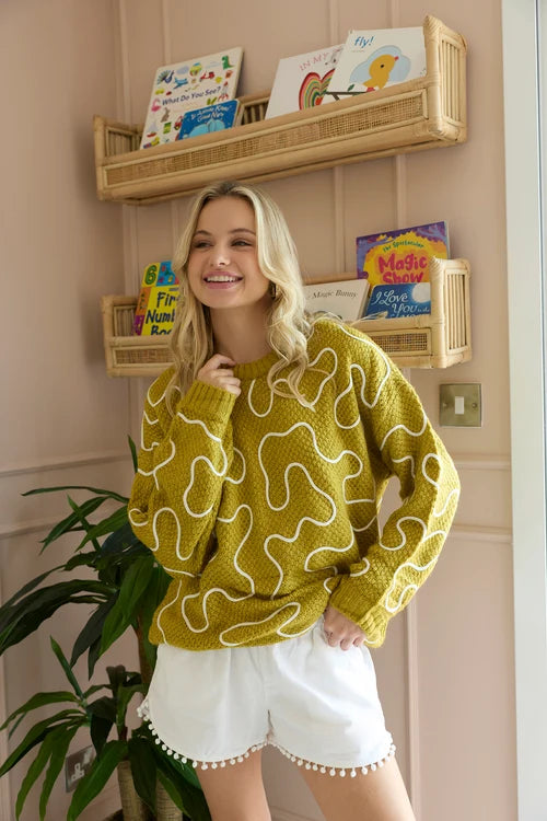 Twist of West Knitted Sweater