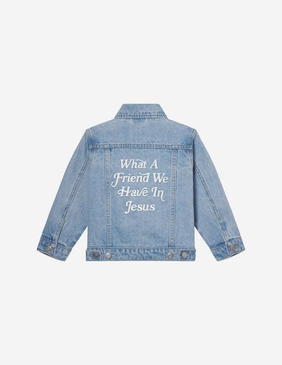 What A Friend in Jesus Kids Denim Jacket